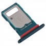 För Motorola Edge 20 Original Sim Card Tray + SIM Card Tray (Green)