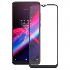עדשת זכוכית חיצונית מסך קדמי עבור T-Mobile Revvl 4+ 5062Z (שחור)