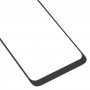 Lente de vidrio exterior de pantalla frontal para T-Mobile Revvl 4+ 5062z (negro)