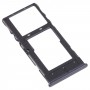 SIM Card Tray + SIM Card Tray / Micro SD Card Tray for TCL 10 5G T790Y T790H (Grey)