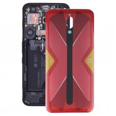 Zte Nubia Red Magic 5G NX659Jのバッテリーガラスバックカバー（赤） 