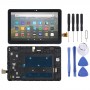 OEM LCD -skärm för Amazon Kindle Fire HD 8 Plus/HD 8 2020/Kids 10th Gen Digitizer Full Assembly with Frame (Black)