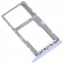 For TCL 10 SE T766H Original SIM Card Tray + SIM / Micro SD Card Tray (Purple)