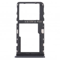 For TCL 30 XE 5G T767W Original SIM Card Tray + Micro SD Card Tray (Black)