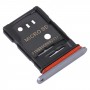 Para TCL 20 Pro 5G Bandeja de tarjeta SIM original + Bandeja de tarjeta Micro SD (gris)