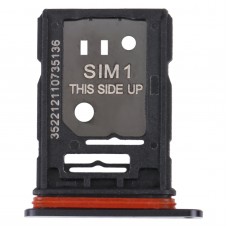 För TCL 10 Pro Original SIM -kortfack + SIM / Micro SD -kortfack (svart)