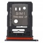 עבור TCL 10 PRO מגש כרטיס SIM מקורי + SIM / מגש כרטיס SD (שחור)
