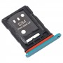 For TCL 10 Pro Original SIM Card Tray + SIM / Micro SD Card Tray (Green)