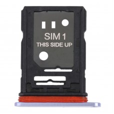Pour TCL 10 Plus Tribunier de carte SIM d'origine + plateau de carte SIM / Micro SD (violet)