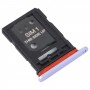Dla TCL 10 Plus oryginalnej tacki karty SIM + taca karty SIM / Micro SD (fiolet)