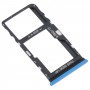 For TCL 20 5G Original SIM Card Tray + SIM / Micro SD Card Tray (Blue)