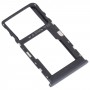 Dla TCL 20 R 5G Oryginalna taca karty SIM + micro SD Tacy (czarny)