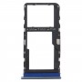 Для TCL 30 / 30+ / 30 5G Оригинальный лоток SIM -карты + лоток Micro SD -карты (синий)