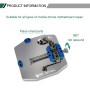 Най-добър BST-001L алуминиева сплав универсална дънна платка PCB IC Chip Holder Facture