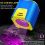 Szerelő L1 pro intelligens dupla lámpa gyöngyök UV -kikeményedő fény