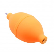 Dammborttagare gummi luftblåsare pumprengöring för mobiltelefon/kameror/tangentbord/klocka etc. (orange)