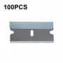 100 pcs A25汽车膜手机屏幕辅助工具单面不锈钢刀片