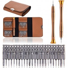25 in 1 Schraubendreher -Stapel -Set Mobile Notebook Reparaturwerkzeug (Brown)