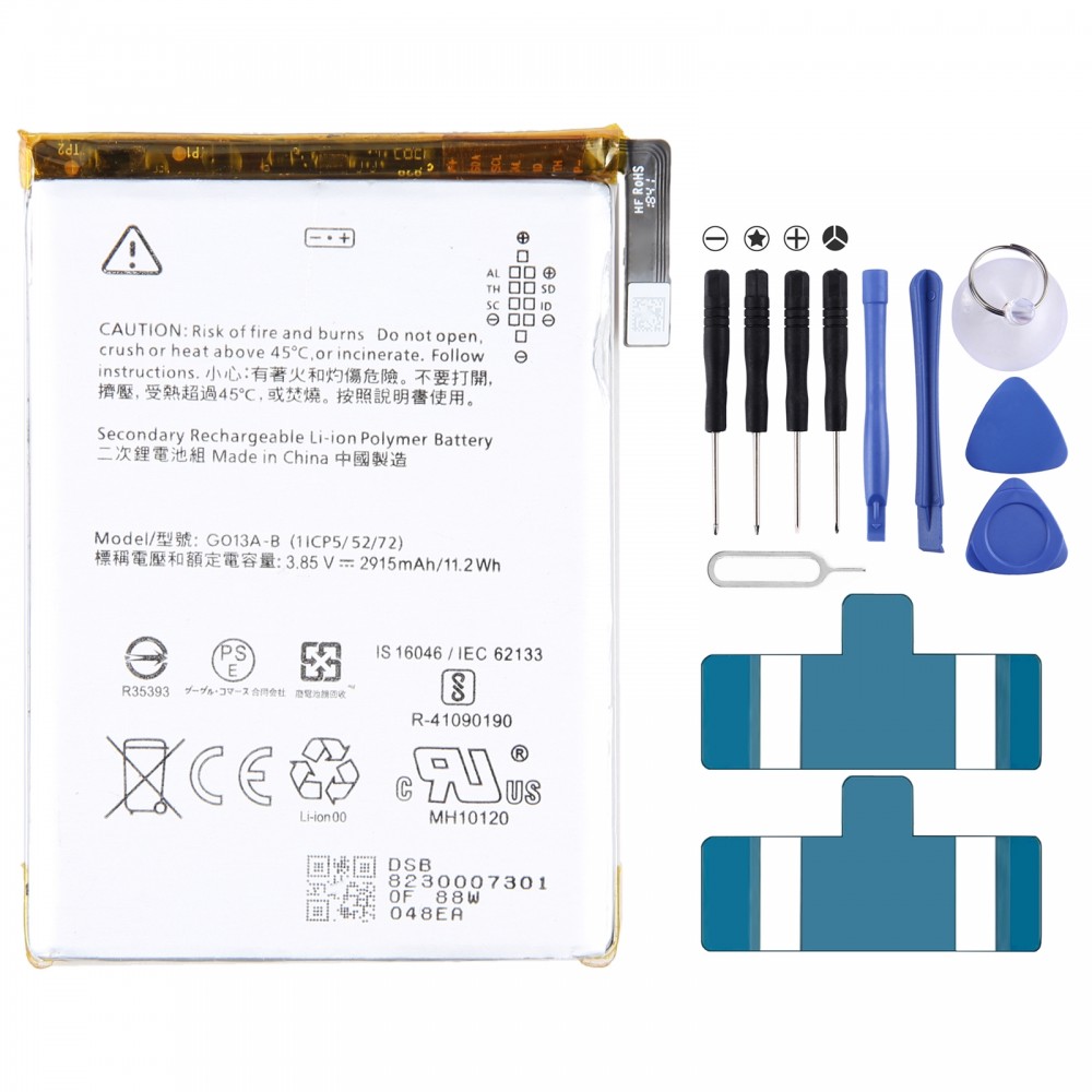 עבור Google Pixel 3 2915mAh החלפת סוללה G013A-B
