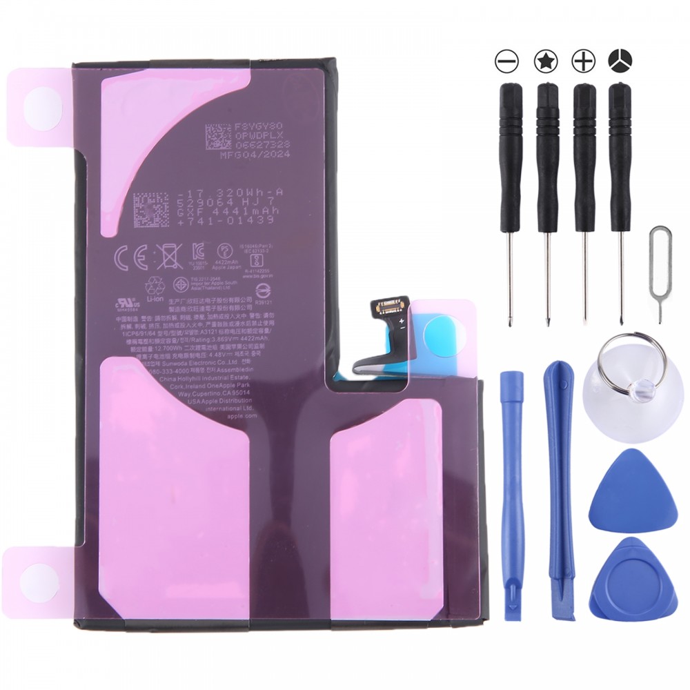 Für iPhone 15 Pro Max A3121 4422 mAh Batteriewechsel