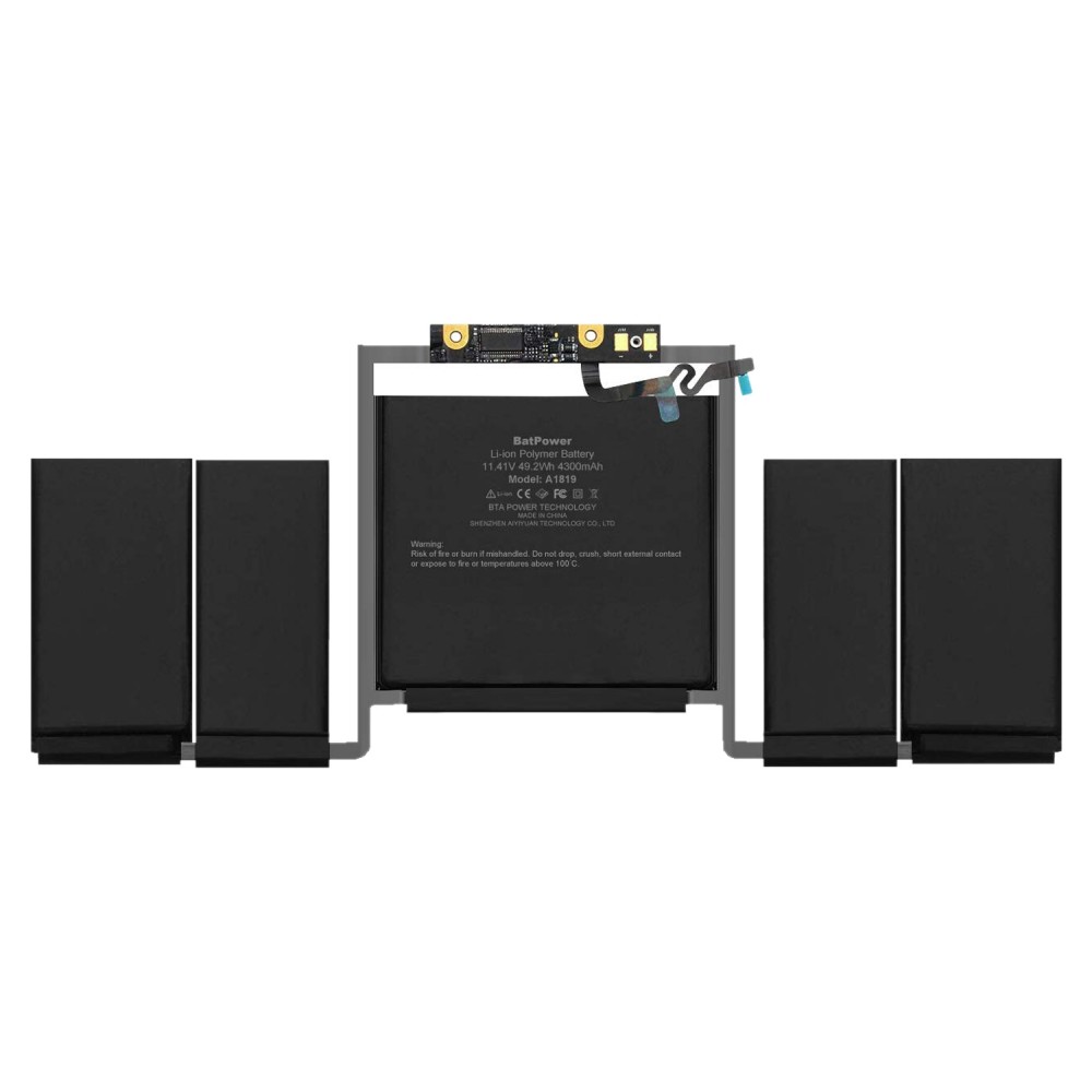 A1819 4314mAh 交換用バッテリー MacBook Pro 13 インチ A1706