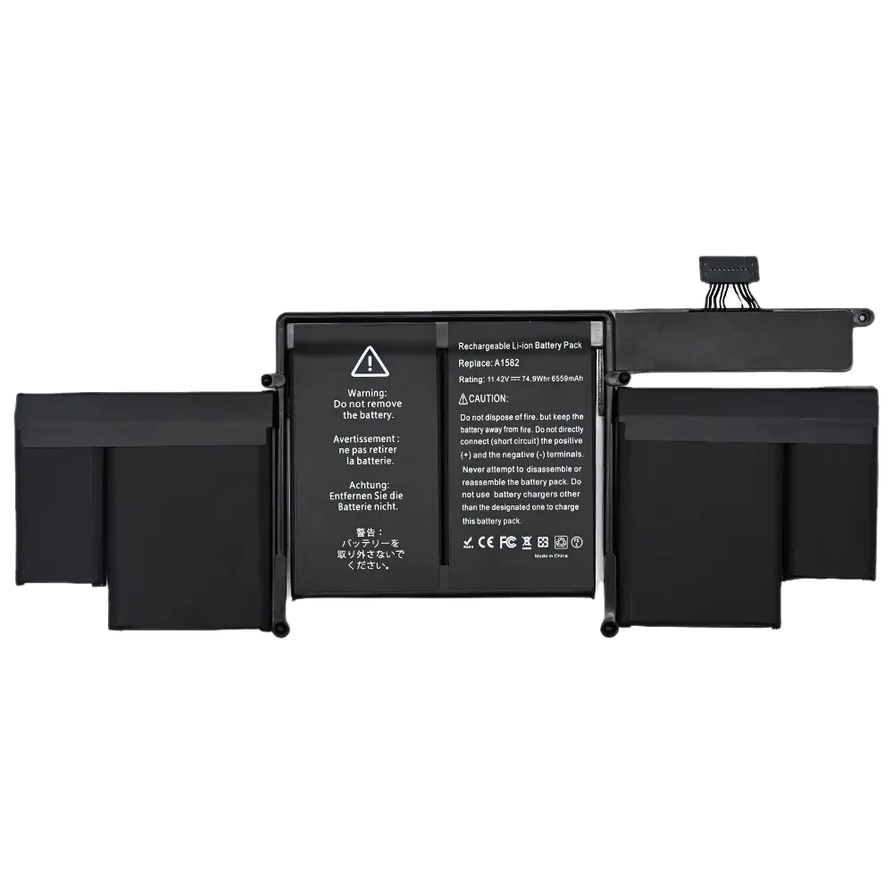 A1582 6559 mAh akkumulátor csere MacBook Pro 13 hüvelykes Retina A1502 2015-höz
