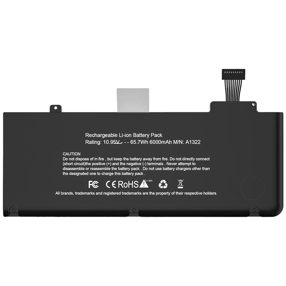 A1322 6000 mAh aku vahetus MacBook Pro 13-tollisele A1278 2009-2012