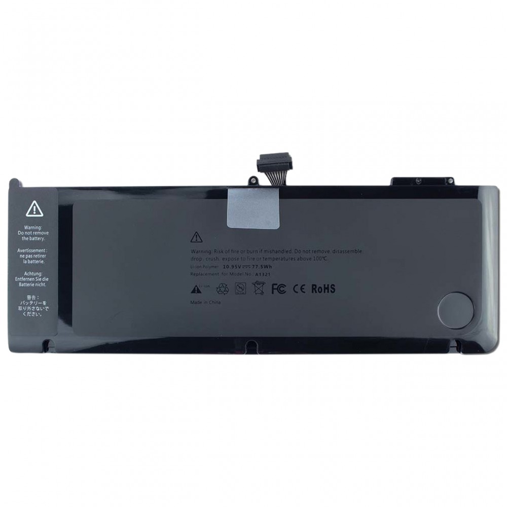 A1321 77.5Wh MacBook Pro 15 インチ A1286 用交換バッテリー