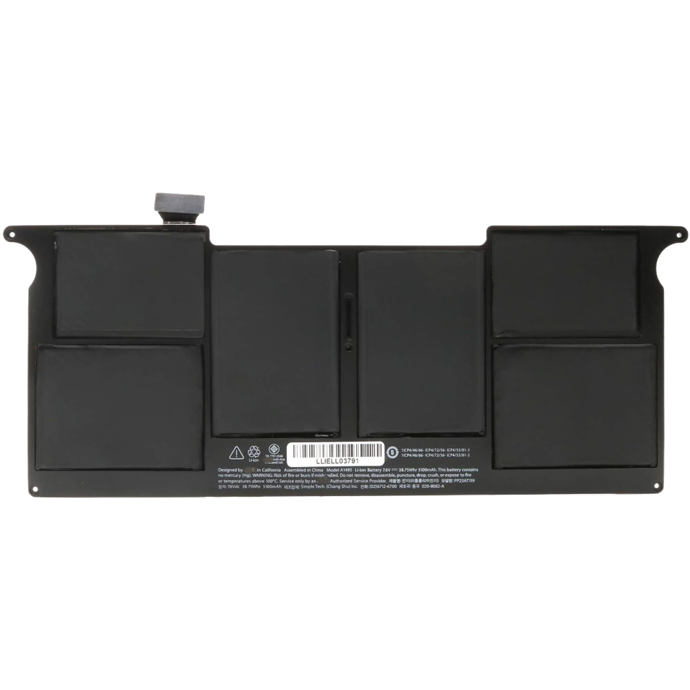 Sostituzione batteria A1406 4794mAh per MacBook Air 11 pollici A1370 2011 A1465 2012