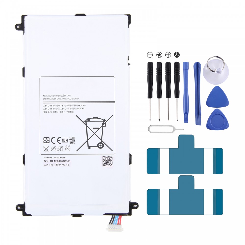 Pour Samsung Galaxy Tab Pro 8.4 SM-T320/T321/T325 Remplacement de la batterie 300mAh