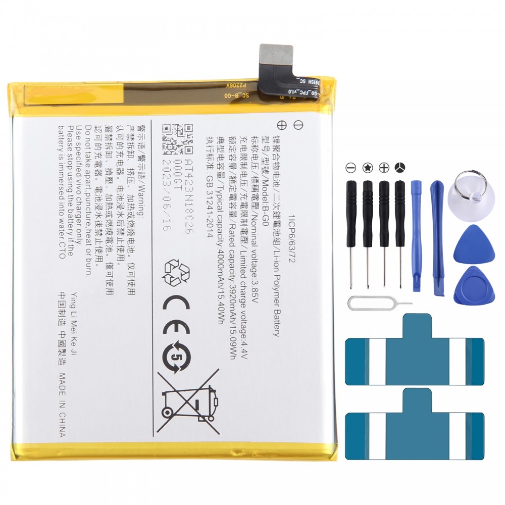 Pro vivo X27 B-G0 4000mAh Li-Polymer baterie Výměna