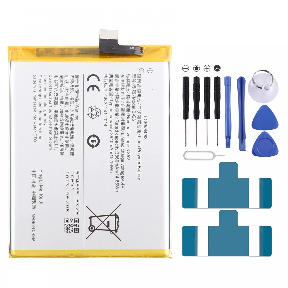 Pro vivo S1 B-G6 3860mAh Li-Polymer baterie Výměna