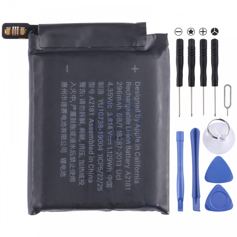 Für Apple Watch SE 44 mm A2181 2020 296 mAh Li-Ionen-Akku
