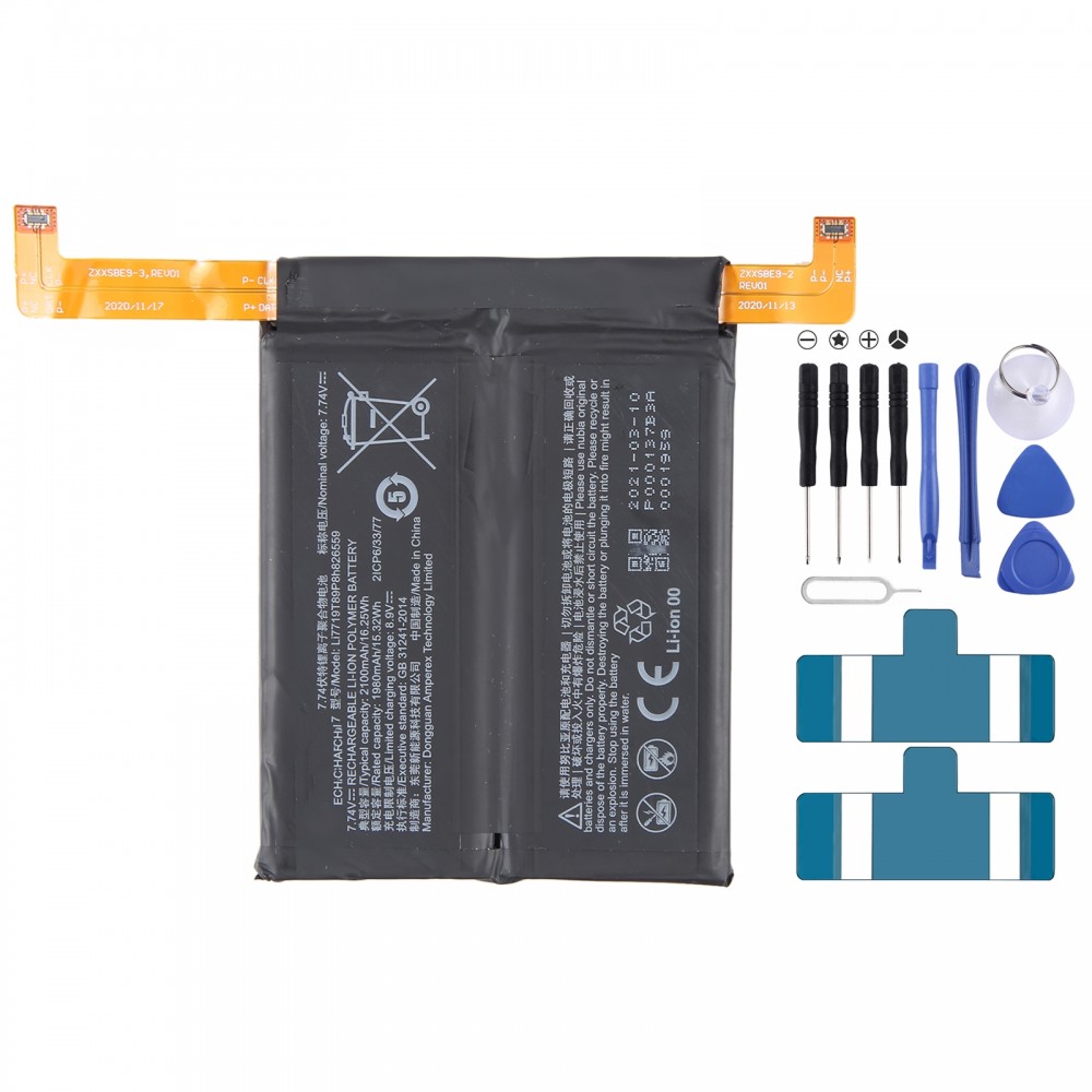 Pro ZTE Nubia Z30 Pro NX667J 2100mAh náhradní baterie Li7719T89P8h826559
