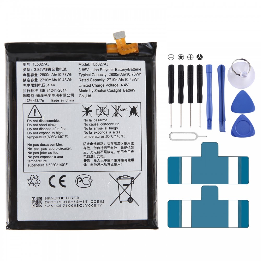For Alcatel One Touch POP 8 P320A TLP041CC 4060mAh Battery Replacement