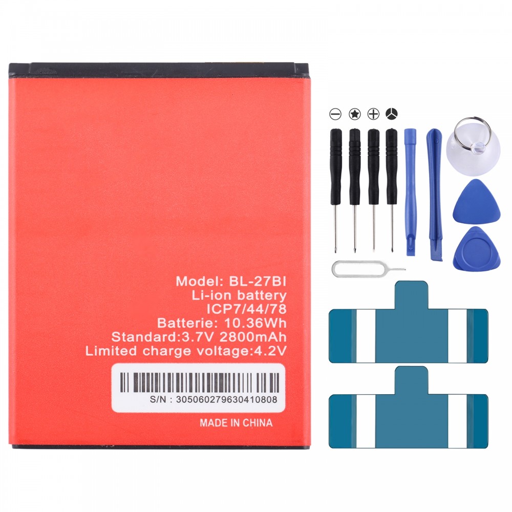 עבור איטל S41 A5 החלפת סוללה BL-27BI 2800mAh