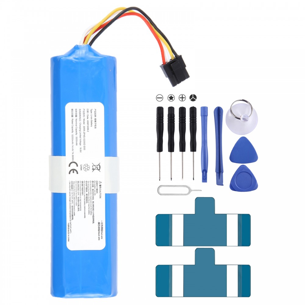 Para Xiaomi Roborock S50 S51 S55 T60 5200mAh Reemplazo de batería de barredora