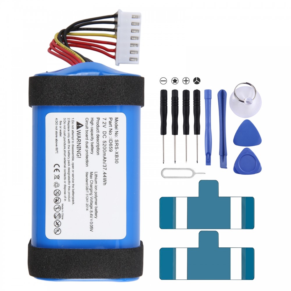 7,2V 5200mAh ID770 ID659 Náhradní baterie pro Sony SRS-XB40 SRS-XB41 SRS-XB3 SRS-XB30