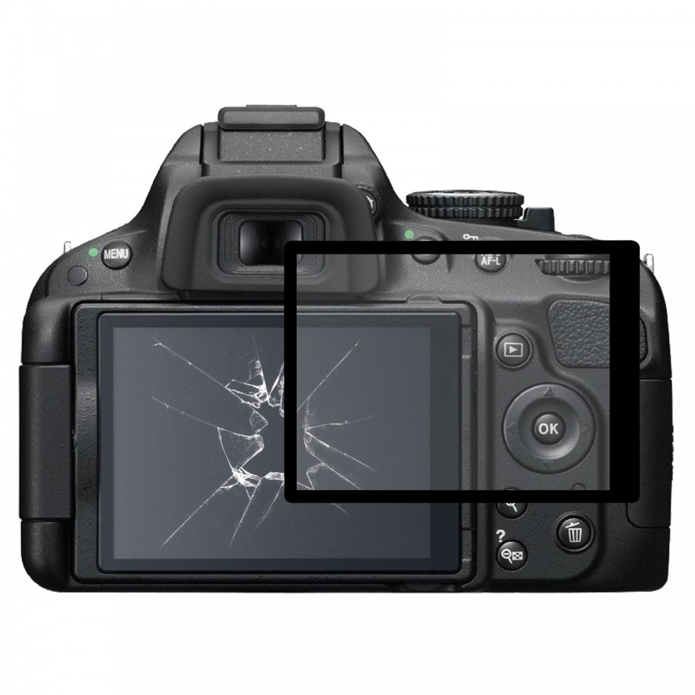 Зовнішня лінза РК-екрану Nikon D5100 з акрилового матеріалу