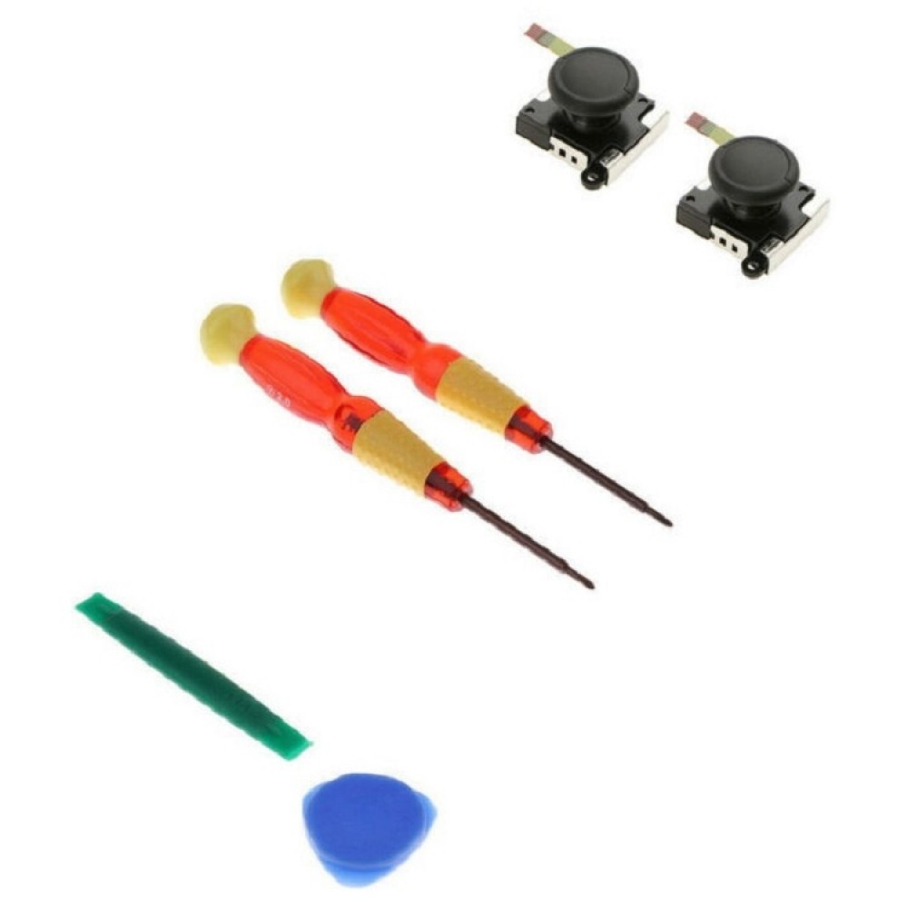 Joy-Con 3D Joystick Reparatur Schraubendreher Set Gamepads Demontagewerkzeug für Nintendo Switch, Serie: 6 In 1