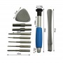 Para Nintendo Switch PSP/GBA/DS/3DS 10 en 1 Kit de herramientas de reparación Juego de destornilladores