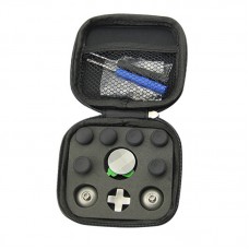 18 PCS Game Controller Handle Key Replacement Accessories for Xbox One ELITE(Black) 