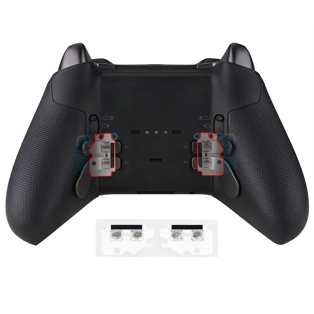 Para Xbox One Elite 2 Hoja conductora de placa de tracción con mango inalámbrico Bluetooth (1 par)