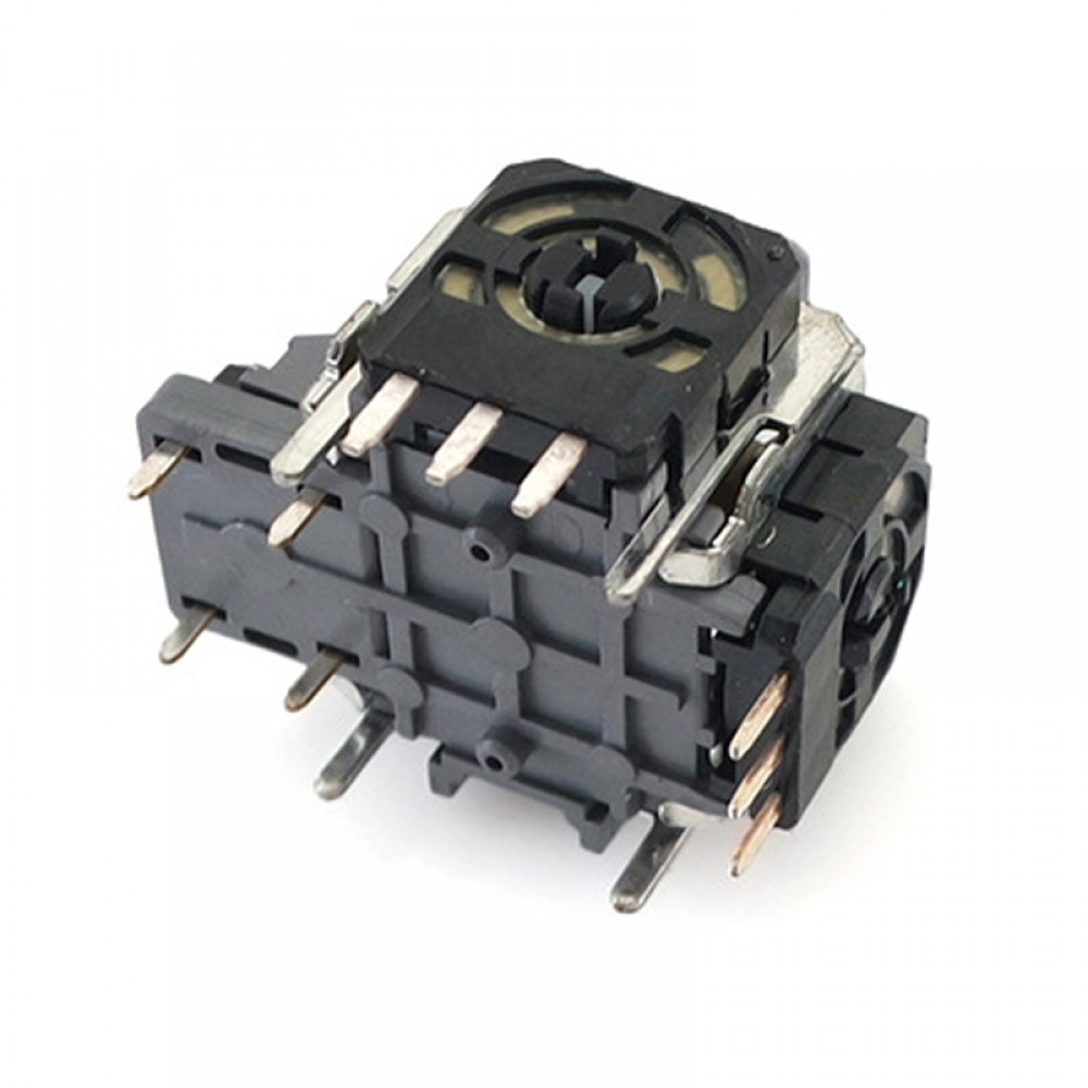 适用于索尼 PS4 / MicroSoft XBOX One ML-ps4007 手柄 3D 操纵杆，颜色：黑色黑底