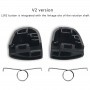 Dla kontrolera PS5 nowa wersja V2 2 zestawy R2 L2 L1 L2 przyciski wiosna DualSense Gamepad zestaw przycisków