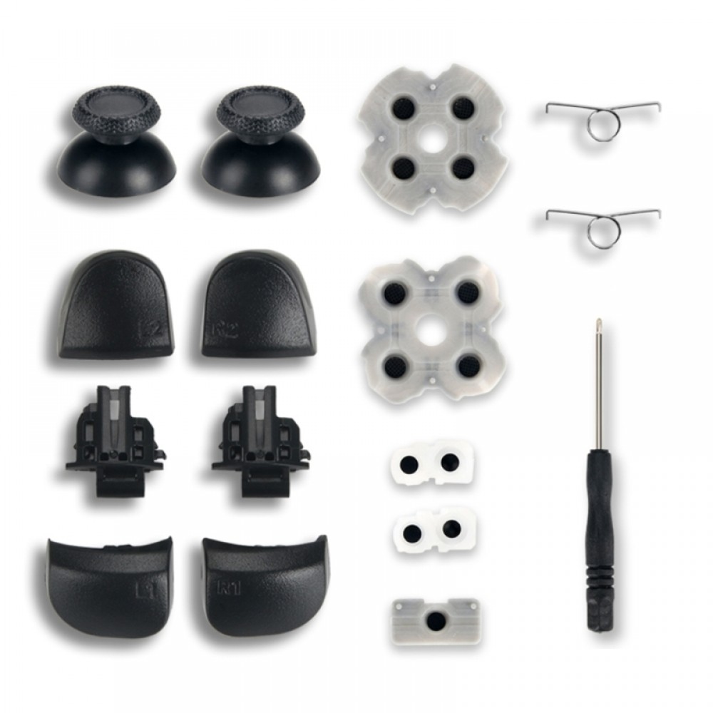 Für PS5 Controller L1 R1 L2 R2 Trigger Tasten Analog Stick Leitfähiges Gummi
