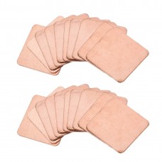 20pcs Laptop Cooling Copper Heat Sink Thermal Conductive Tabs Cell Phone Computer Graphics Card Heat Sinks 15x15x1.8mm