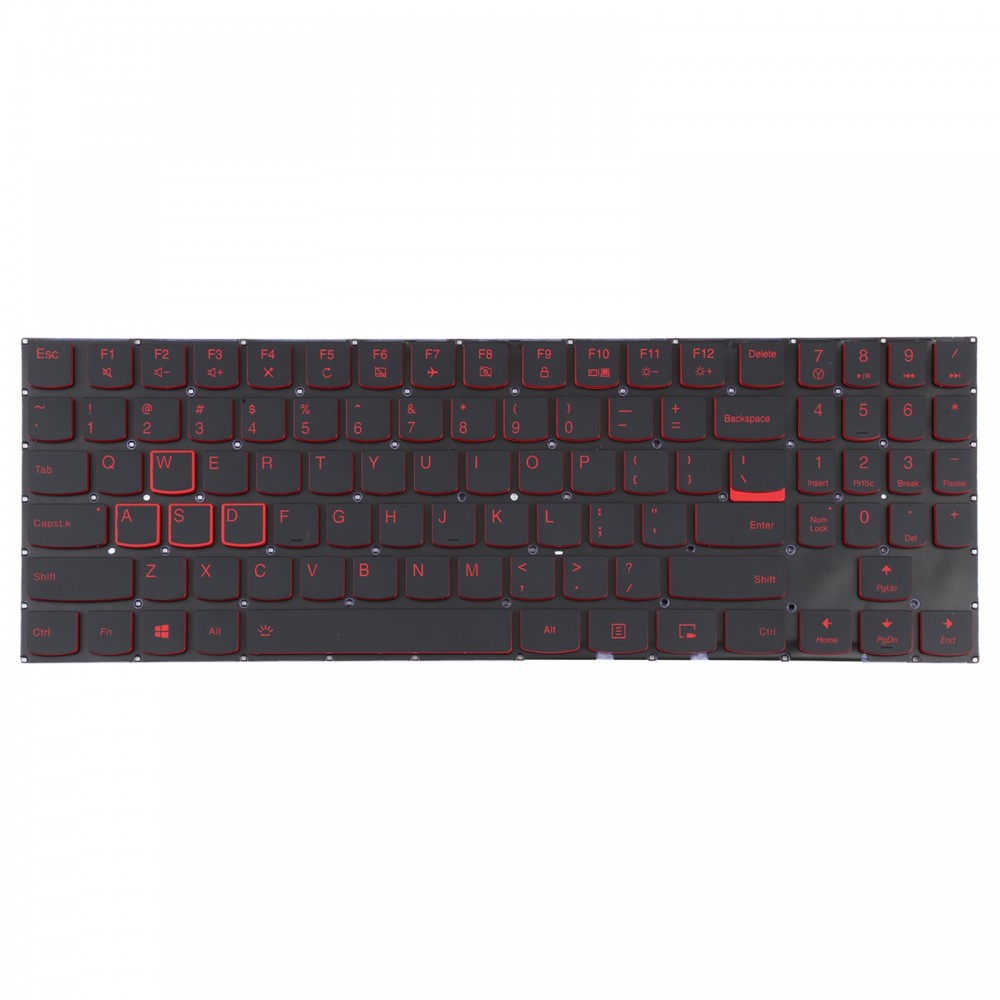 Клавіатура американської версії з підсвічуванням для Lenovo Y520 Red Word