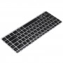 HP EliteBook 840 G1 ამერიკული ვერსიის კლავიატურისთვის, შუქით და მითითებით (ვერცხლისფერი)