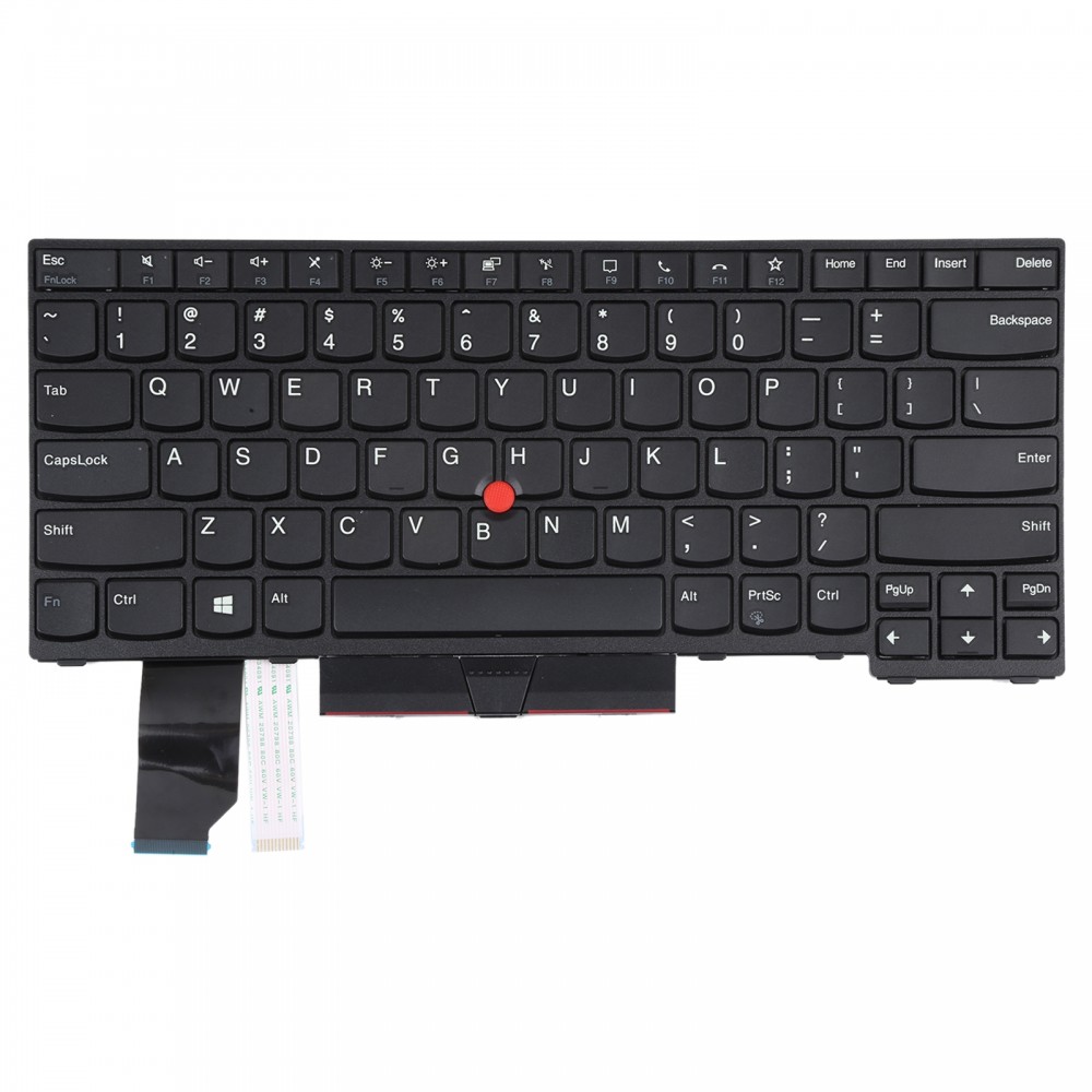 Amerikai verziójú billentyűzet mutatóval Lenovo Thinkpad L14-hez (fekete)